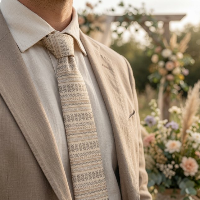 Corbata Patrón de estilo boho (Subido por el creador)