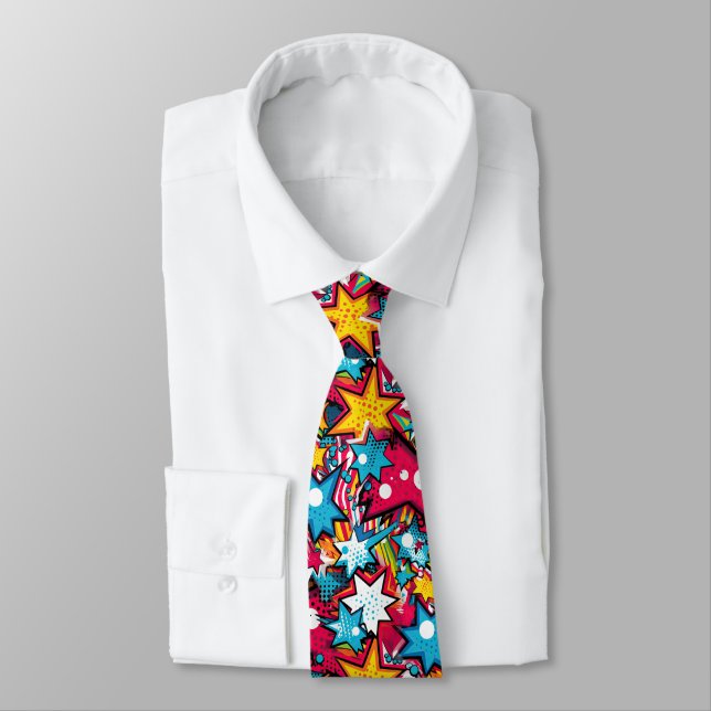 Corbata Patrón de estilo cómico (Atado)