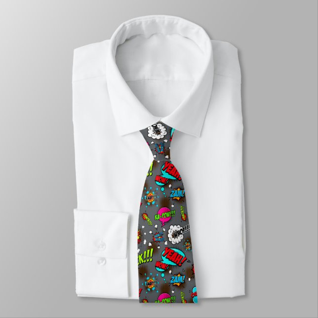Corbata Patrón de estilo cómico (Atado)