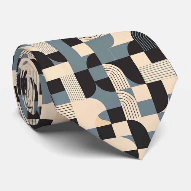 Corbata Patrón de estilo moderno en baldosas (Enrollado)