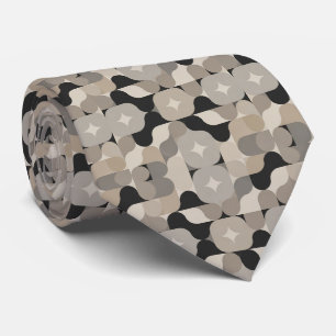 Corbata patrón de estilo moderno en mosaico