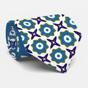 Corbata Patrón de estrella de flor