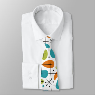 Corbata Patrón de Estrella Explosiva Moderno de Mitad de S