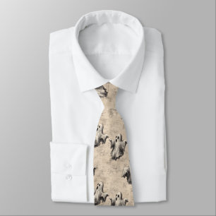 Corbata Patrón de fantasma vintage ruso