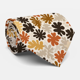Corbata Patrón de flor Boho Matisse