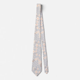 Corbata Patrón de flor de nomeolvides