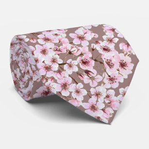 Corbata Patrón de floración de cerezo