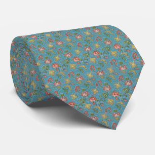 Corbata Patrón de flores multicolor