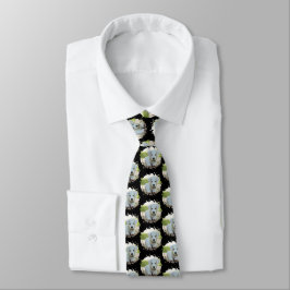 Corbata Patrón de Foto Personalizado para Amantes de Perro