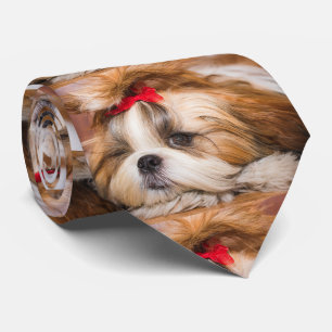 Corbata Patrón de fotos del personalizado de cachorros de 