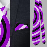 Corbata Patrón de franjas abstractas coloridas<br><div class="desc">Colorido Abstract Stripes Patrón de corbata de cuello.</div>