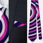 Corbata Patrón de franjas abstractas coloridas<br><div class="desc">Colorido Abstract Stripes Patrón de corbata de cuello.</div>