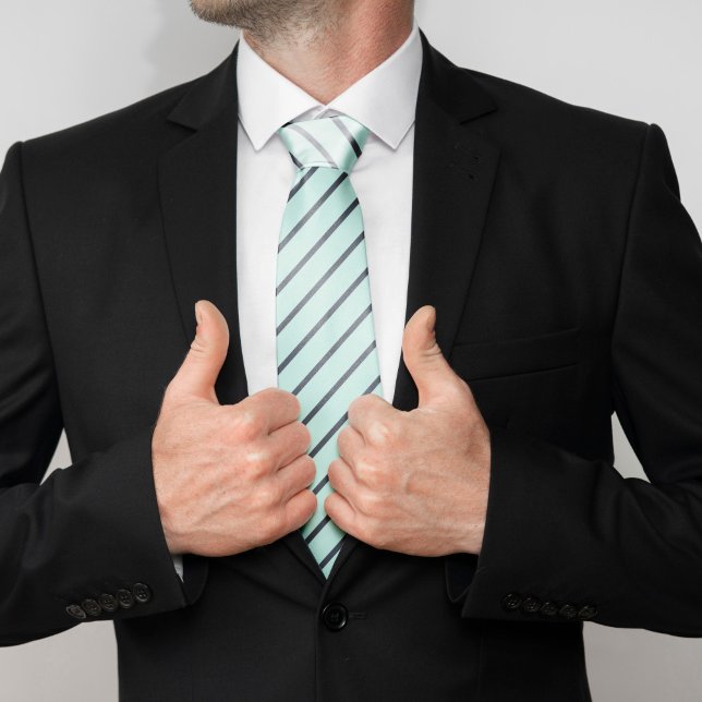 Corbata Patrón de franjas de tinta y azul (Subido por el creador)