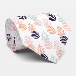 Corbata Patrón de fruta de piña colorida de verano