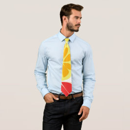 Corbata Patrón de Frutas Cítricas