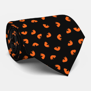 Corbata Patrón de gato naranja