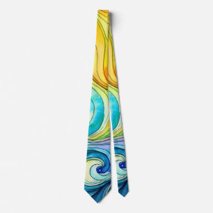 Corbata Patrón de giro arco iris