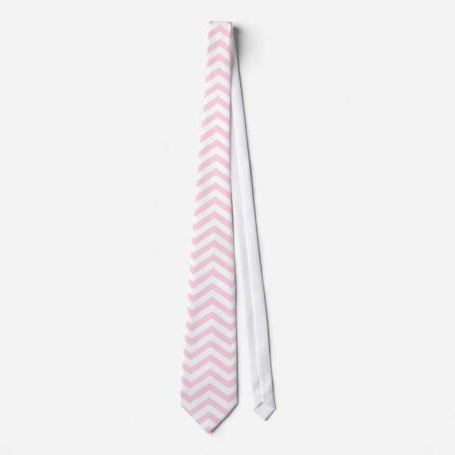 Corbata Patrón de Giro de Chevron Rosa (Anverso)