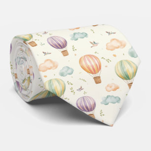 Corbata Patrón de globo aerostático de fantasía Diseño de