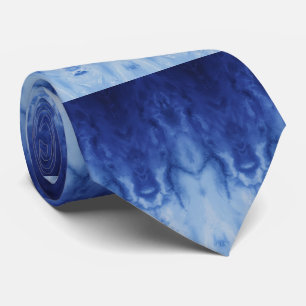 Corbata Patrón de gradiente de teñido Shibori índigo moder