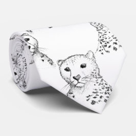 Corbata Patrón de guepardo.