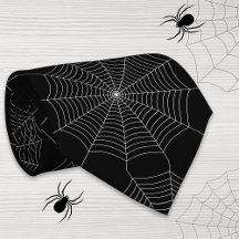 Patrón de Halloween de telaraña blanca negra