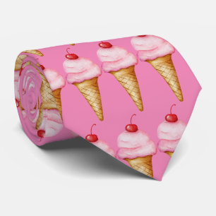 Corbata Patrón de helado de baldosas