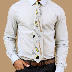 Corbata Patrón de herramientas modernas divertidas y capri