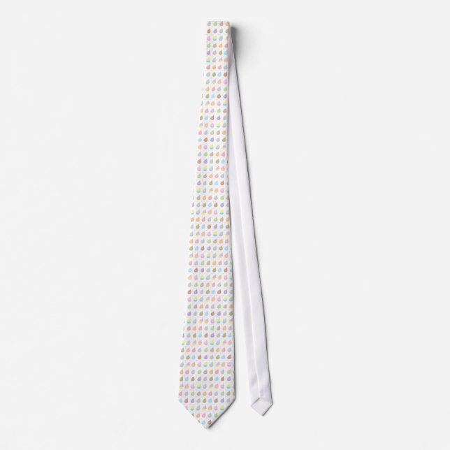 Corbata Patrón de hojas coloridas (Anverso)