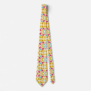 Corbata Patrón de hojas de otoño, patrón de hojas de otoño