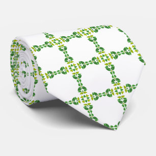 Corbata Patrón De Hojas, Patrón De Hojas, Hojas Verdes