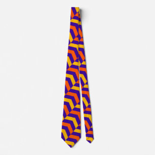 Corbata Patrón de hueso de tira colorido