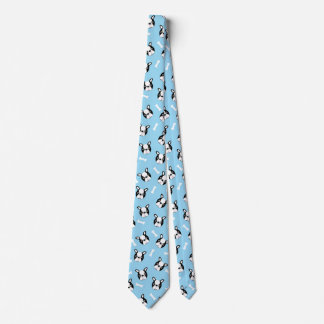 Corbata Patrón de hueso y Bulldog Francés lindo