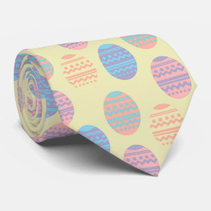 Corbata Patrón de huevo de Pascua lindo 