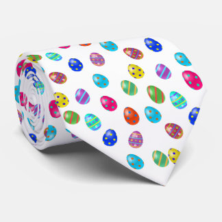 Corbata Patrón de Huevos de Pascua