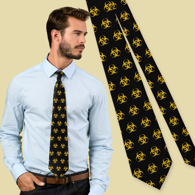 Corbata Patrón de icono de riesgo biológico (Subido por el creador)
