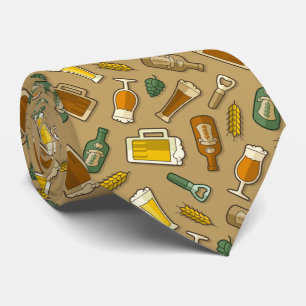 Corbata Patrón de Iconos de Cerveza