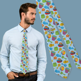 Corbata Patrón de iconos de juguetes de playa