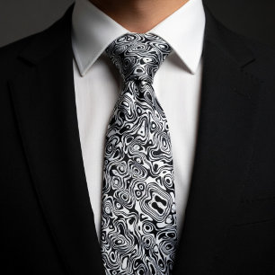 Corbata Patrón de Ilusión Óptica
