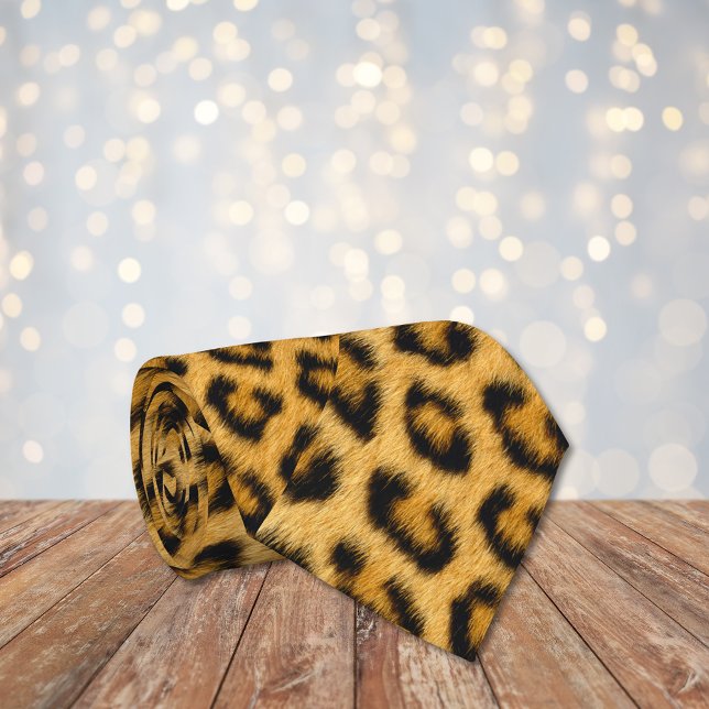 Corbata Patrón de impresión de leopardo (Subido por el creador)