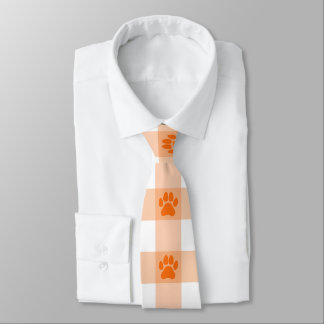 Corbata Patrón de impresión de trazo de naranja - Diseño d