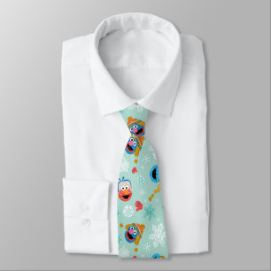 Corbata Patrón de invierno de Sesame Street