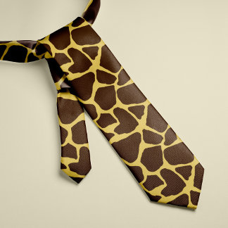 Corbata Patrón de jirafa