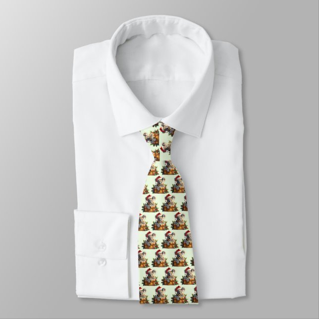 Corbata Patrón de koala de Navidad (Atado)