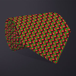Corbata Patrón de la bandera de Afganistán