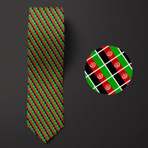 Corbata Patrón de la bandera de Afganistán