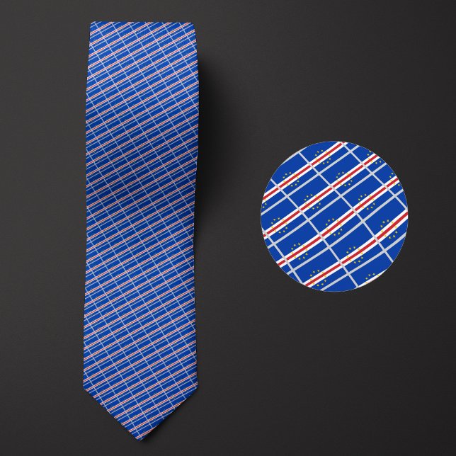 Corbata Patrón de la bandera de Cabo Verde (Subido por el creador)