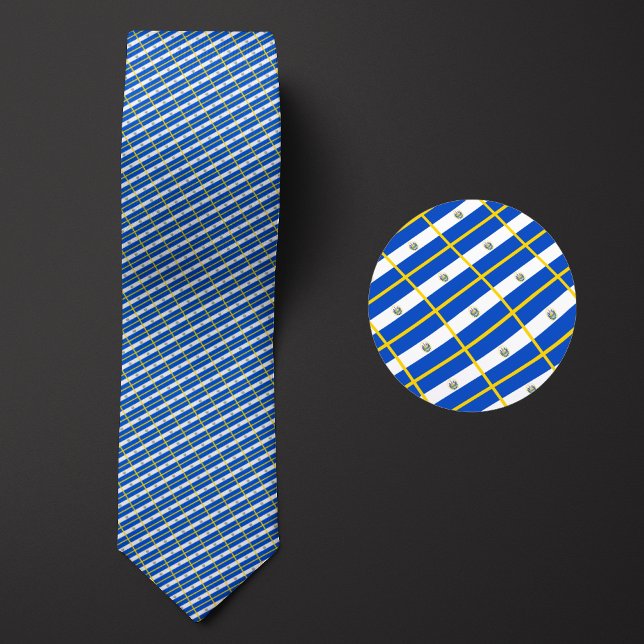 Corbata Patrón de la bandera de El Salvador (Subido por el creador)