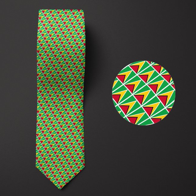 Corbata Patrón de la bandera de Guyana (Subido por el creador)