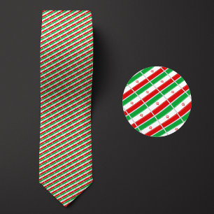 Corbata Patrón de la bandera de Irán